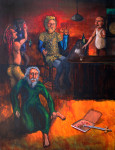 Kings drunkenness, 2009, acrylic on canvas, 80 x 61 cm (private collection)
