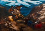 Napoleon and me, 2011, acrylic on canvas, 90 x 125 cm