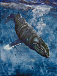 Portrait of a whale (bulibulibum), 2016, acrylic on canvas, 30,5 x 23 cm (private collection)