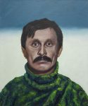 A Man with The Moustache, 2020, oil on canvas, 61 x 50 cm (The Wihuri Foundation Art Collection)