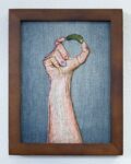 Green remedy, 2020, hand embroidery, 20 x 15 cm (private collection)