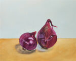 You Made Me Cry More Than The Onions, 2023, oil on wood panel, 24 x 30 cm, (private collection)