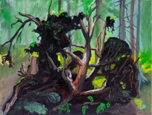 Stage Of Silence, 2023, oil on canvas, alla prima, 22 x 29 cm (State Art Deposit Collection)
